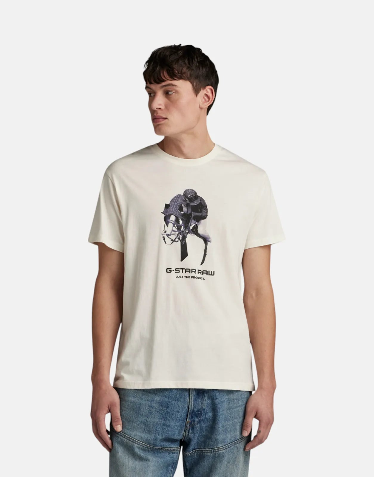 G-Star RAW Cavallo Eggnog T-Shirt - Subwear