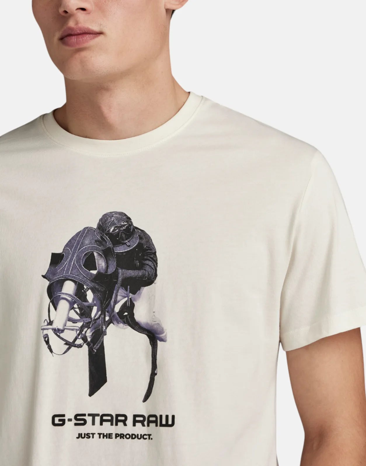 G-Star RAW Cavallo Eggnog T-Shirt - Subwear