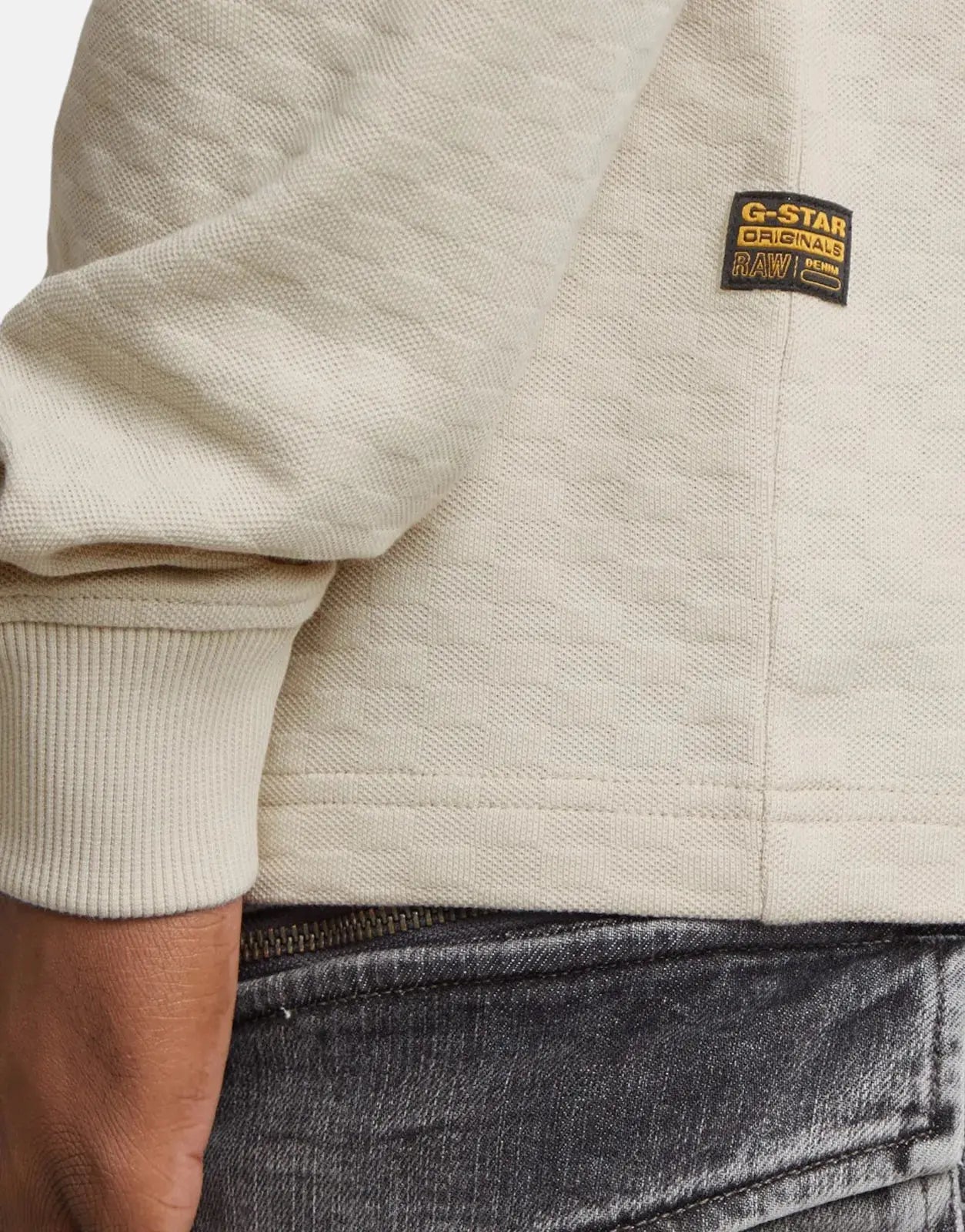 G-Star RAW Checquard Pocket Tweeter Whitebait T-Shirt - Subwear