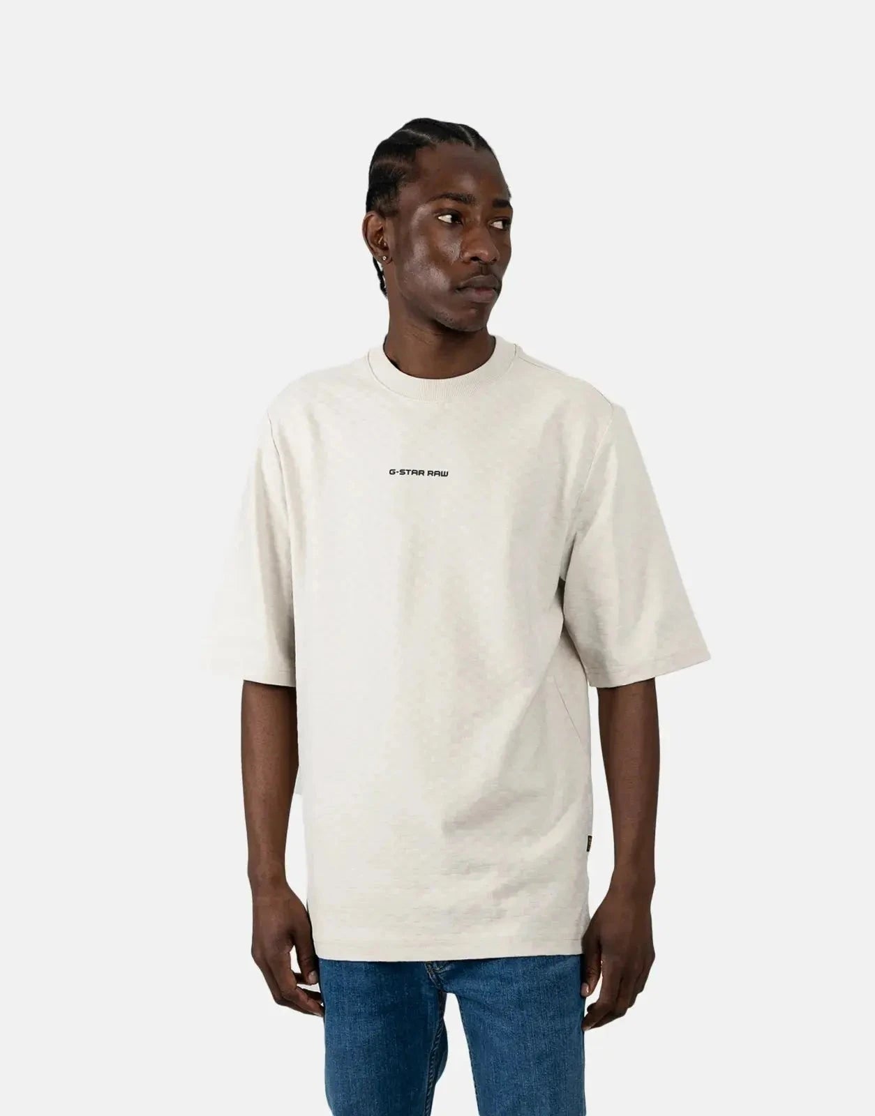 G-Star RAW Checquard Tweeter 1/2 Whitebait T-Shirt - Subwear