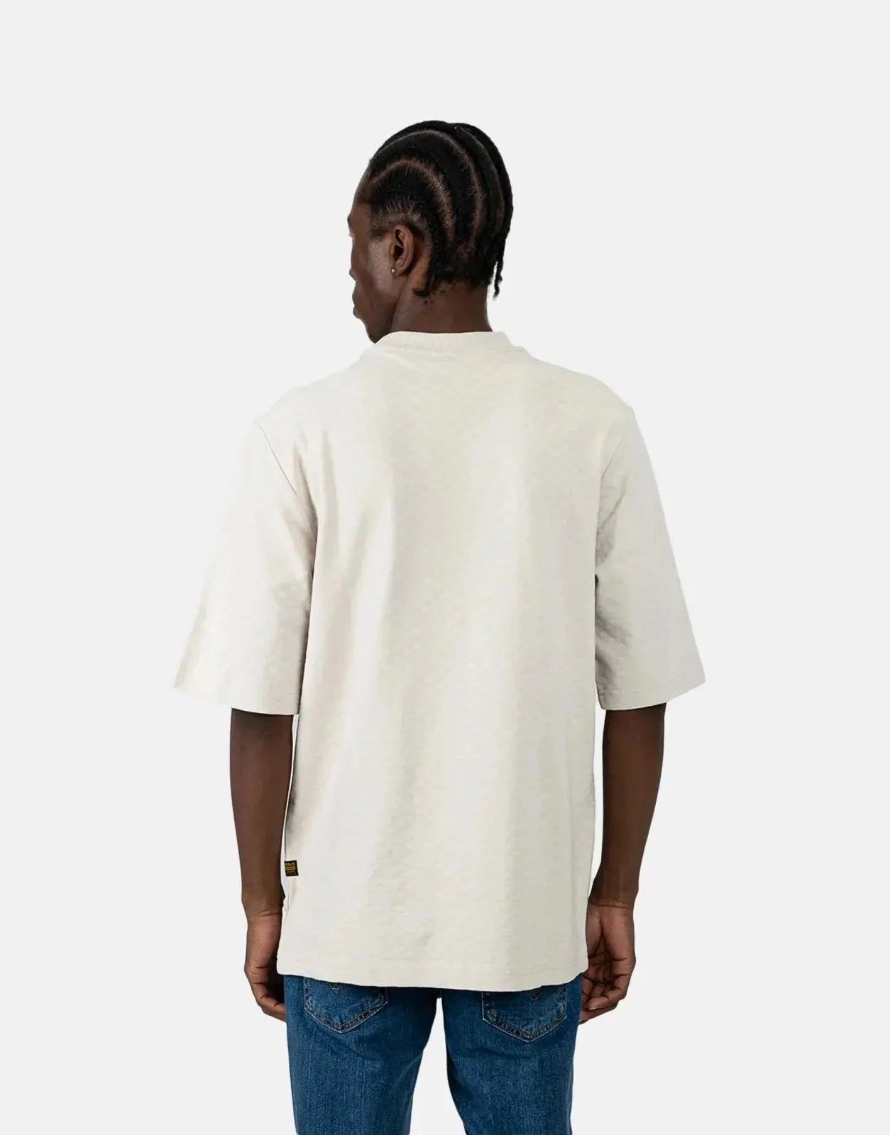 G-Star RAW Checquard Tweeter 1/2 Whitebait T-Shirt - Subwear