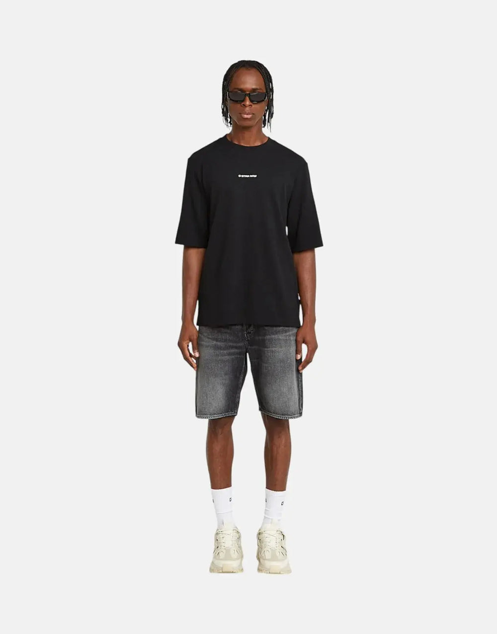G-Star RAW Checquard Tweeter Black T-Shirt - Subwear