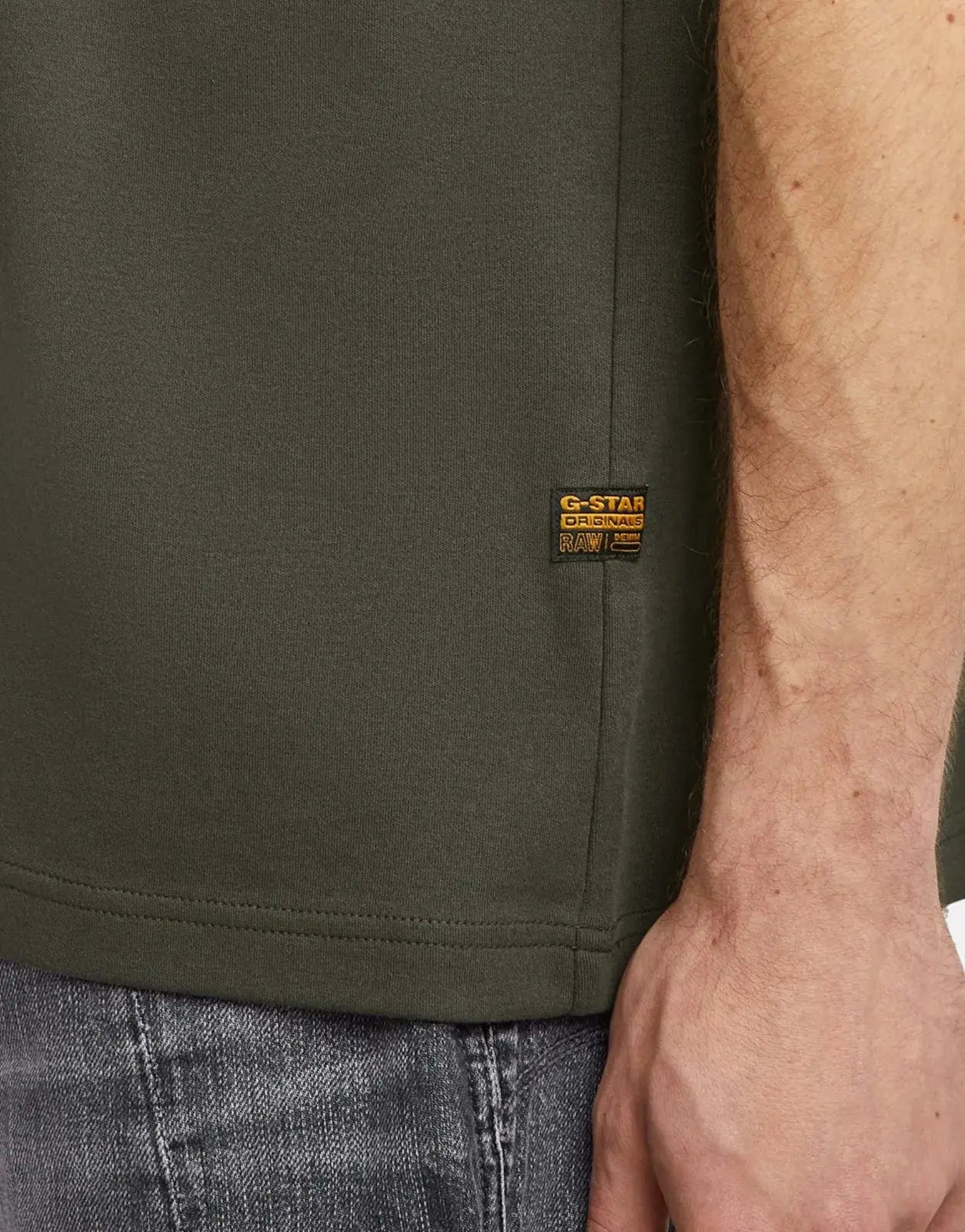 G-Star RAW Chest Logo Asfalt T-Shirt - Subwear