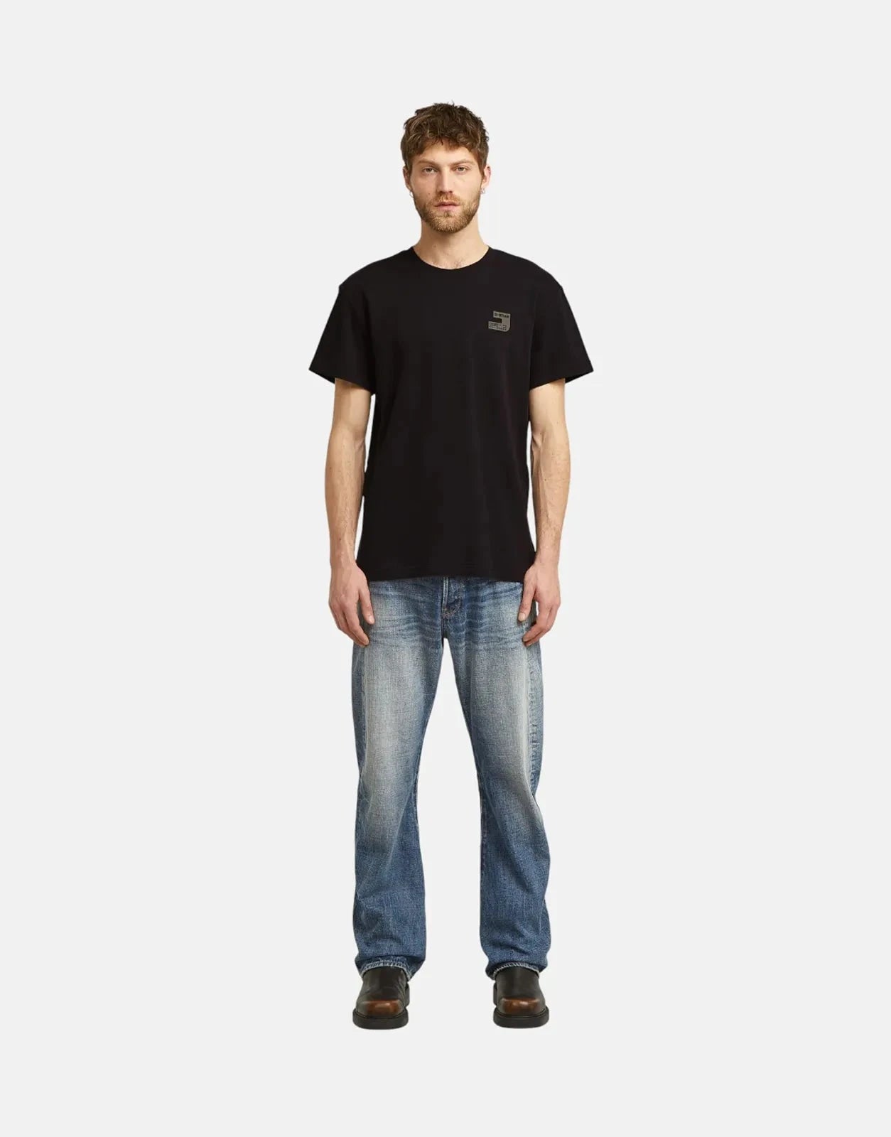 G-Star RAW Chest Logo Black T-Shirt - Subwear