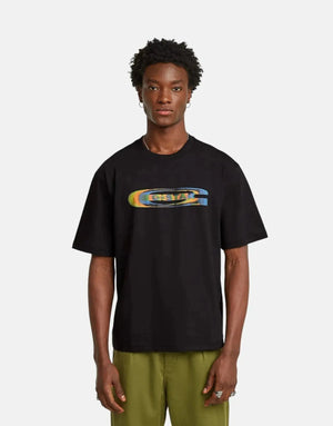 G-Star RAW Color Shift Old School Logo Boxy Black T-Shirt - Subwear