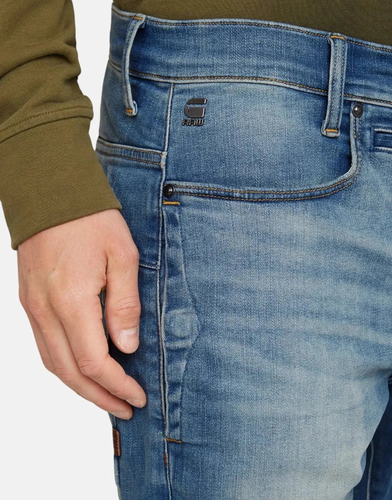G-Star RAW D-Staq 3D Slim Medium Aged Jeans - Subwear