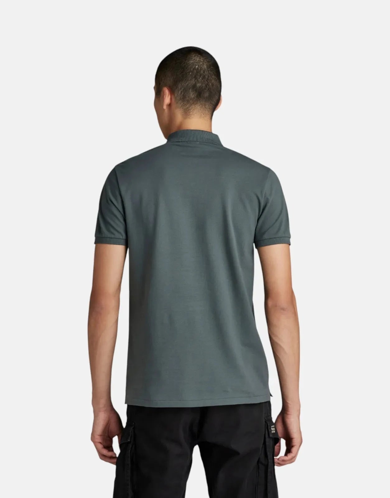 G-Star RAW Dunda Slim Graphite Polo Shirt - Subwear
