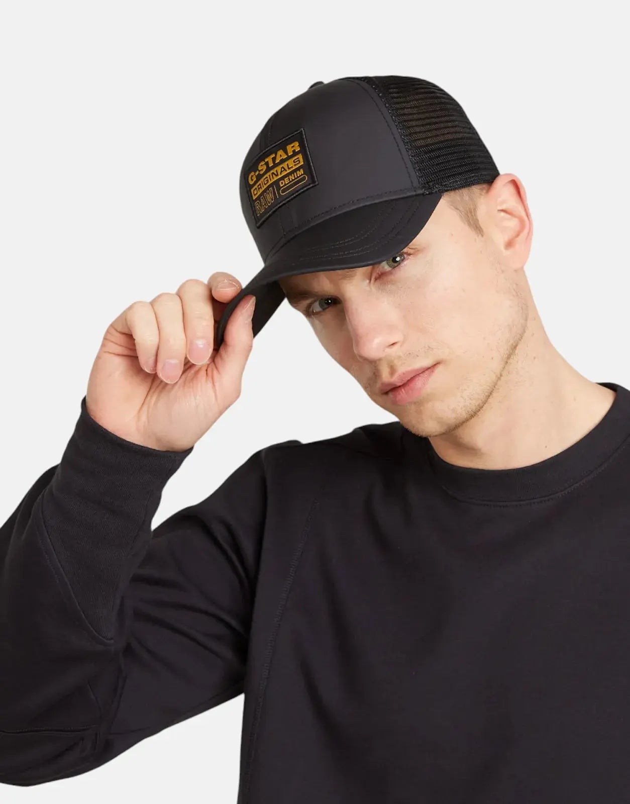 G-Star RAW Embro Baseball Trucker Cap Black - Subwear