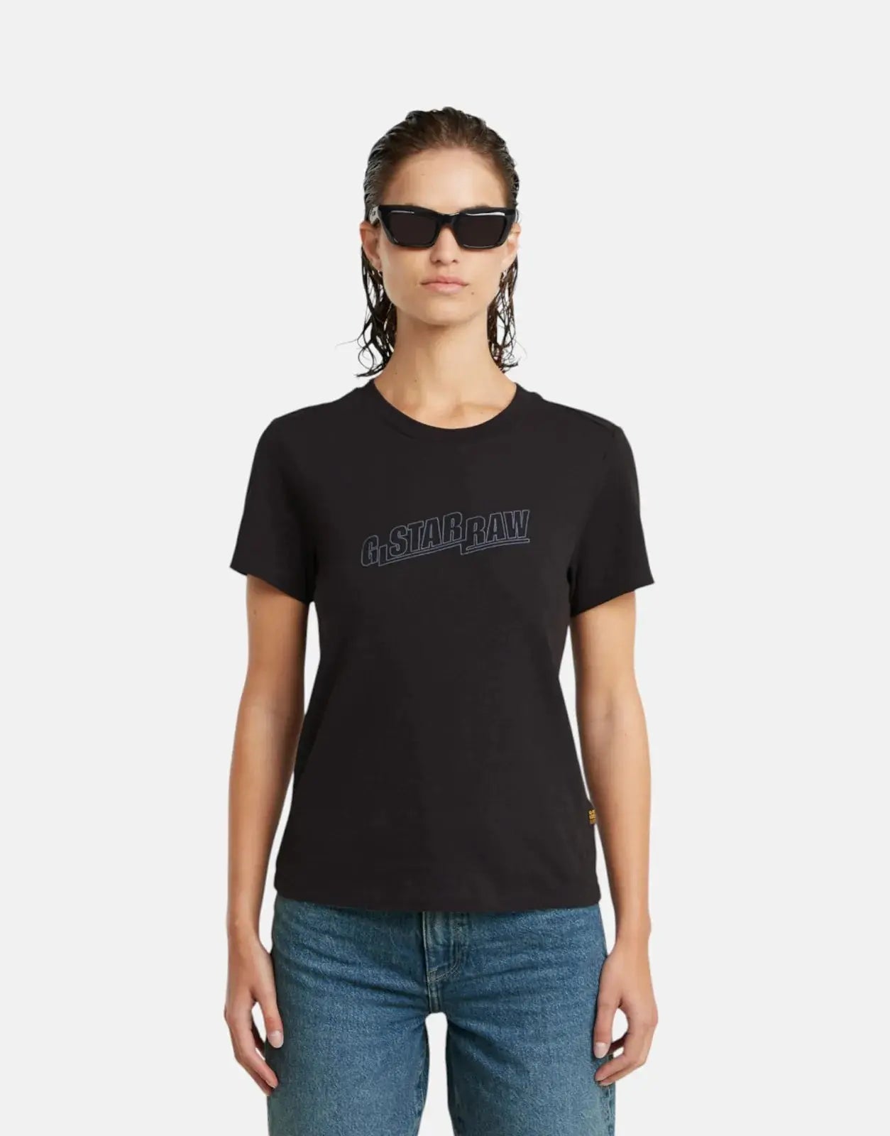 G-Star RAW Embro Logo Black T-Shirt - Subwear