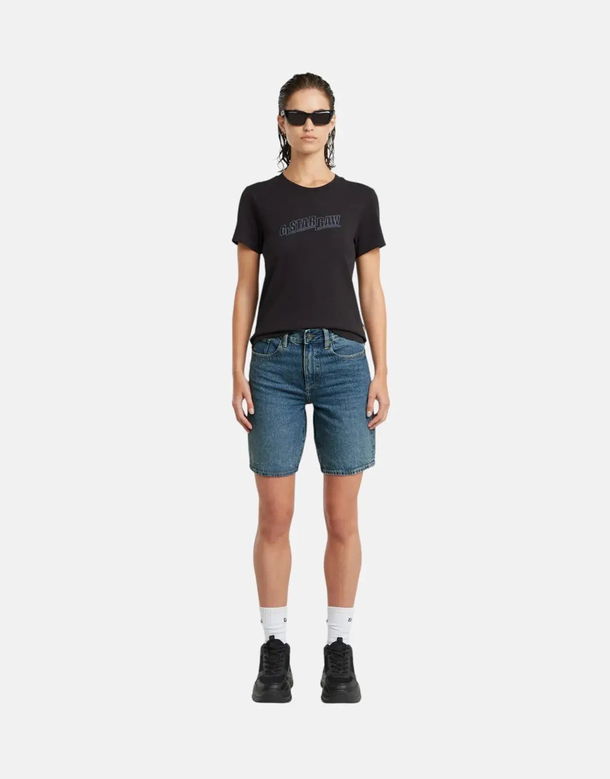 G-Star RAW Embro Logo Black T-Shirt - Subwear