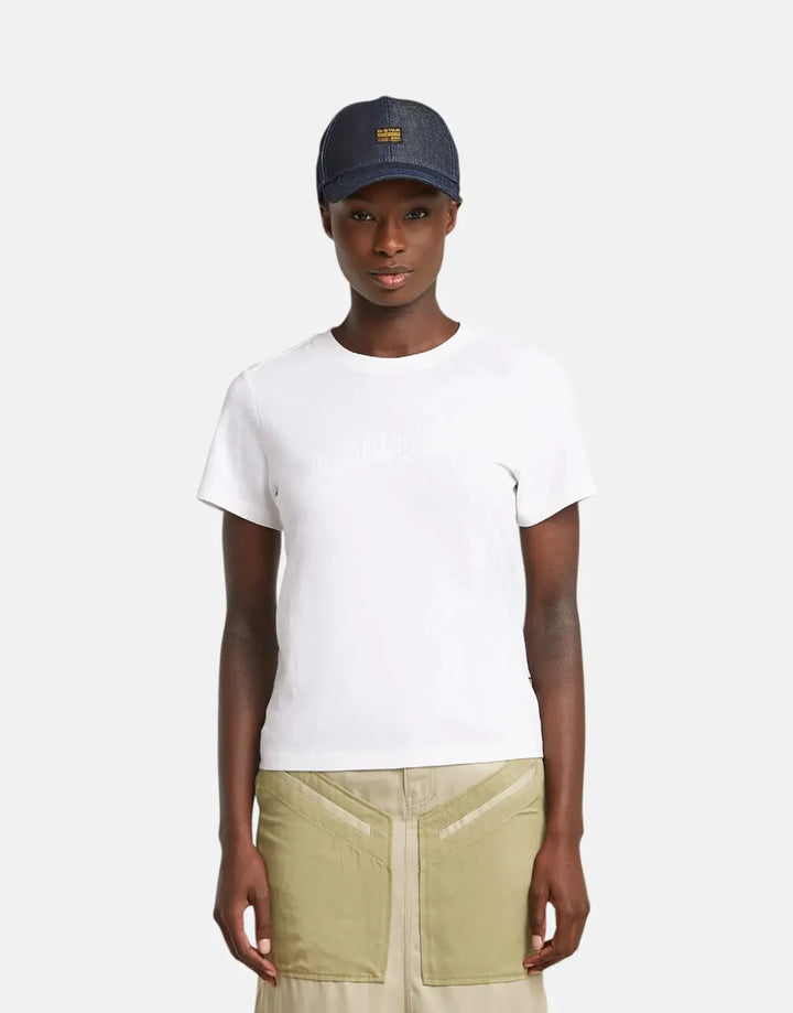 G-Star RAW Embro Logo White T-Shirt - Subwear
