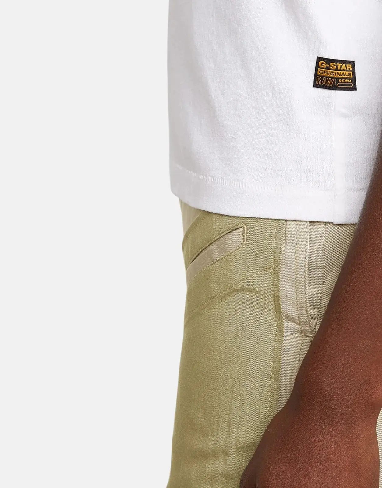 G-Star RAW Embro Logo White T-Shirt - Subwear