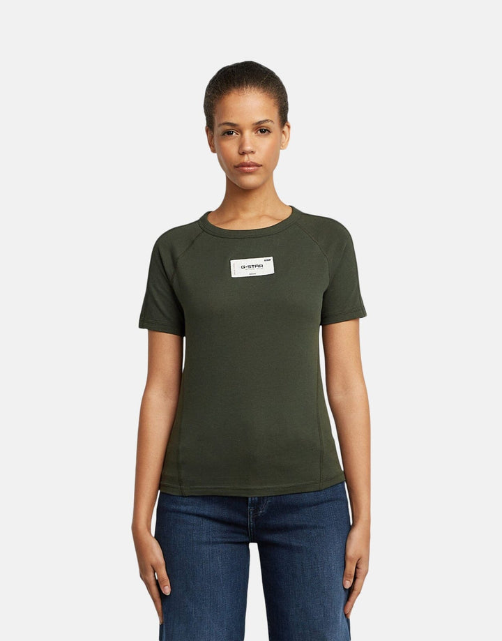 G-Star RAW Embro Patch Slim Asfalt T-Shirt - Subwear
