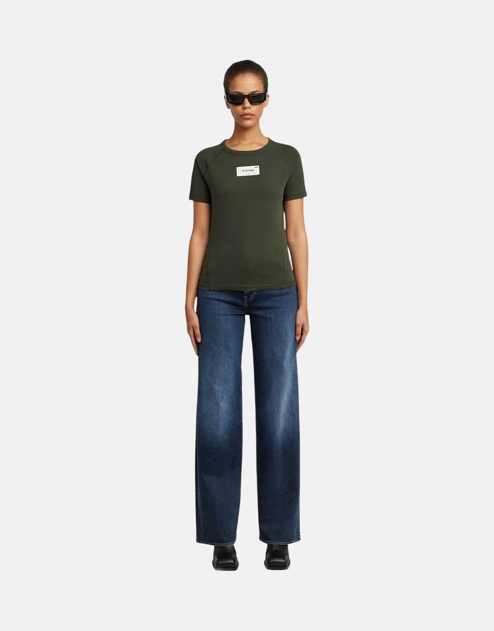 G-Star RAW Embro Patch Slim Asfalt T-Shirt - Subwear