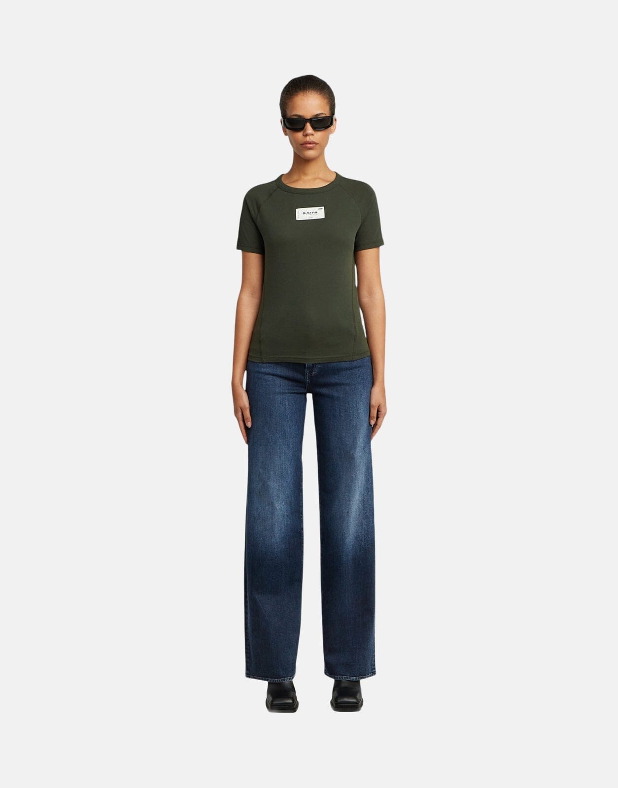 G-Star RAW Embro Patch Slim Asfalt T-Shirt - Subwear
