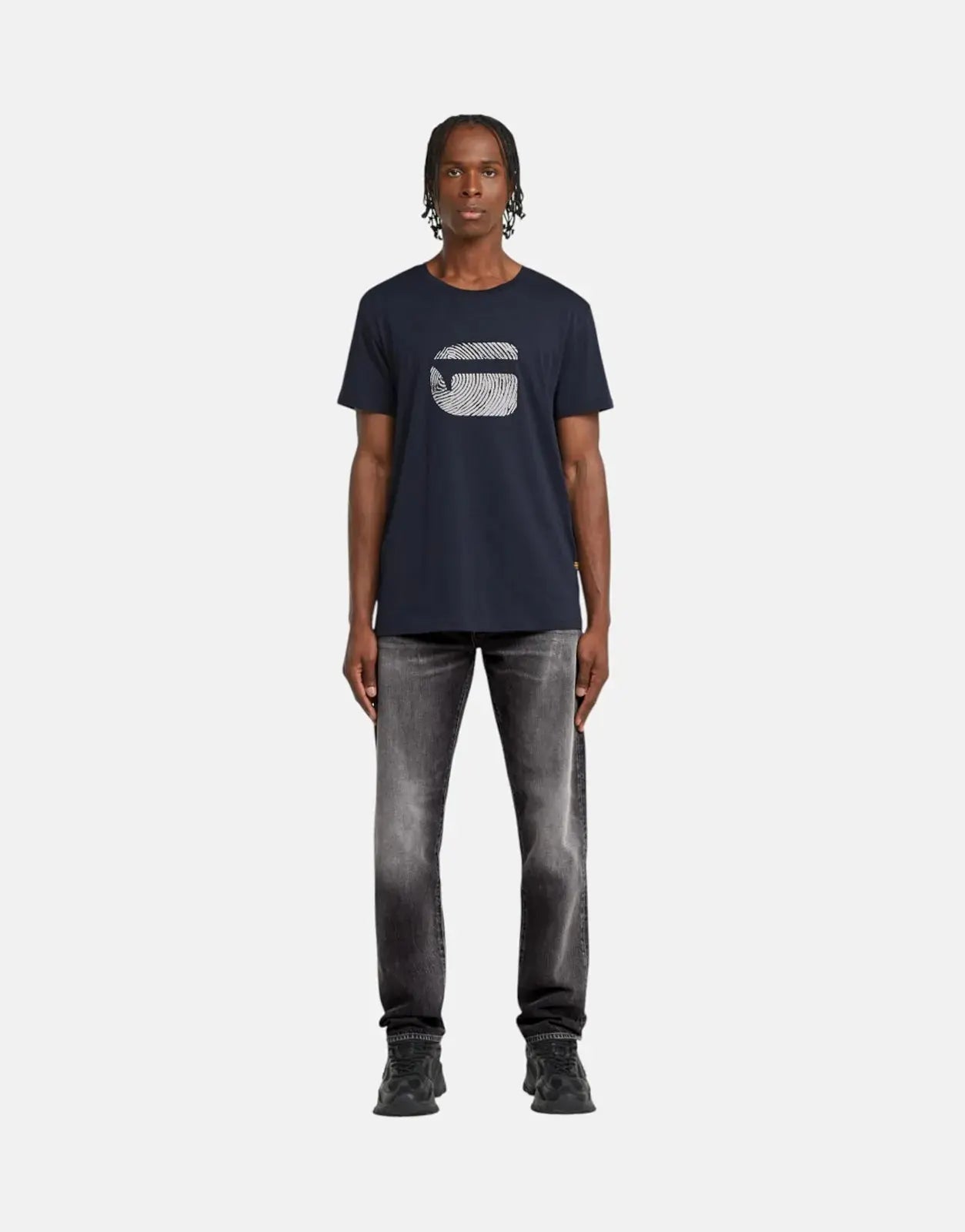 G-Star RAW Finger Print Burger Salute T-Shirt - Subwear