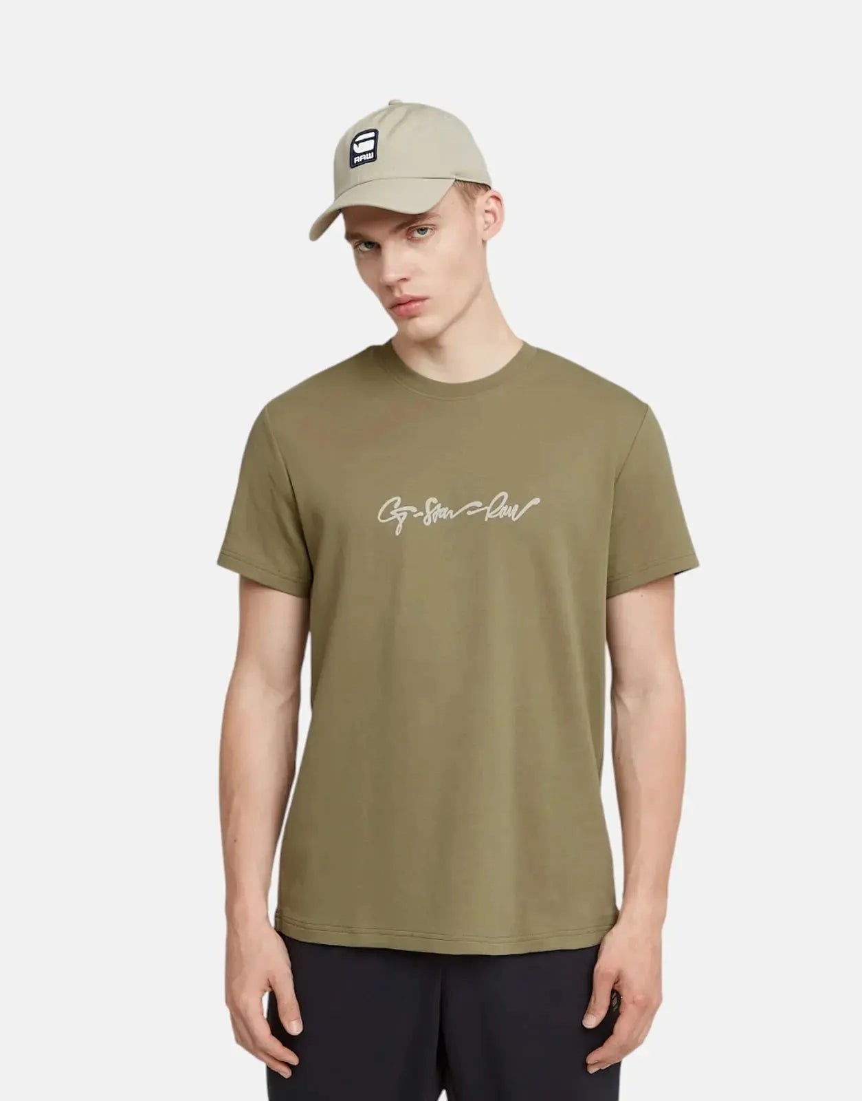 G-Star RAW G-Script Ensis Green T-Shirt - Subwear