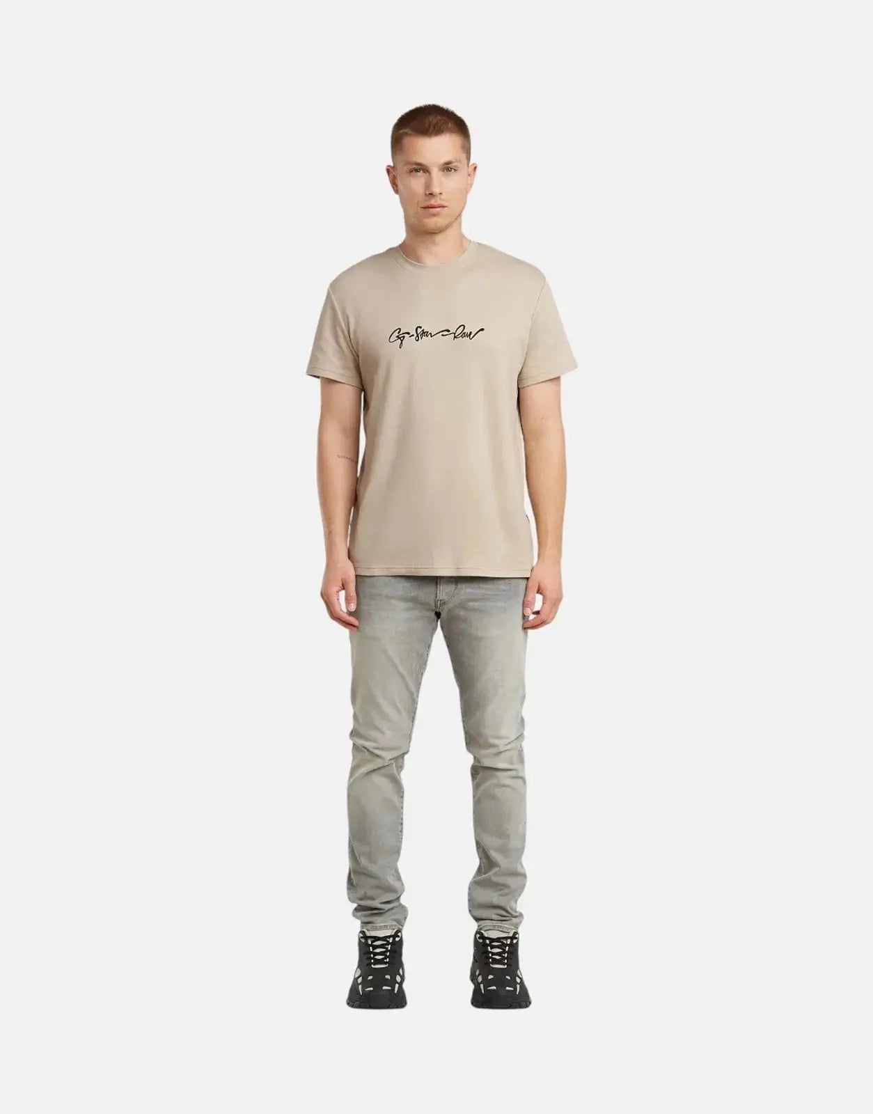 G-Star RAW G-Script T-Shirt Dk Brick - Subwear