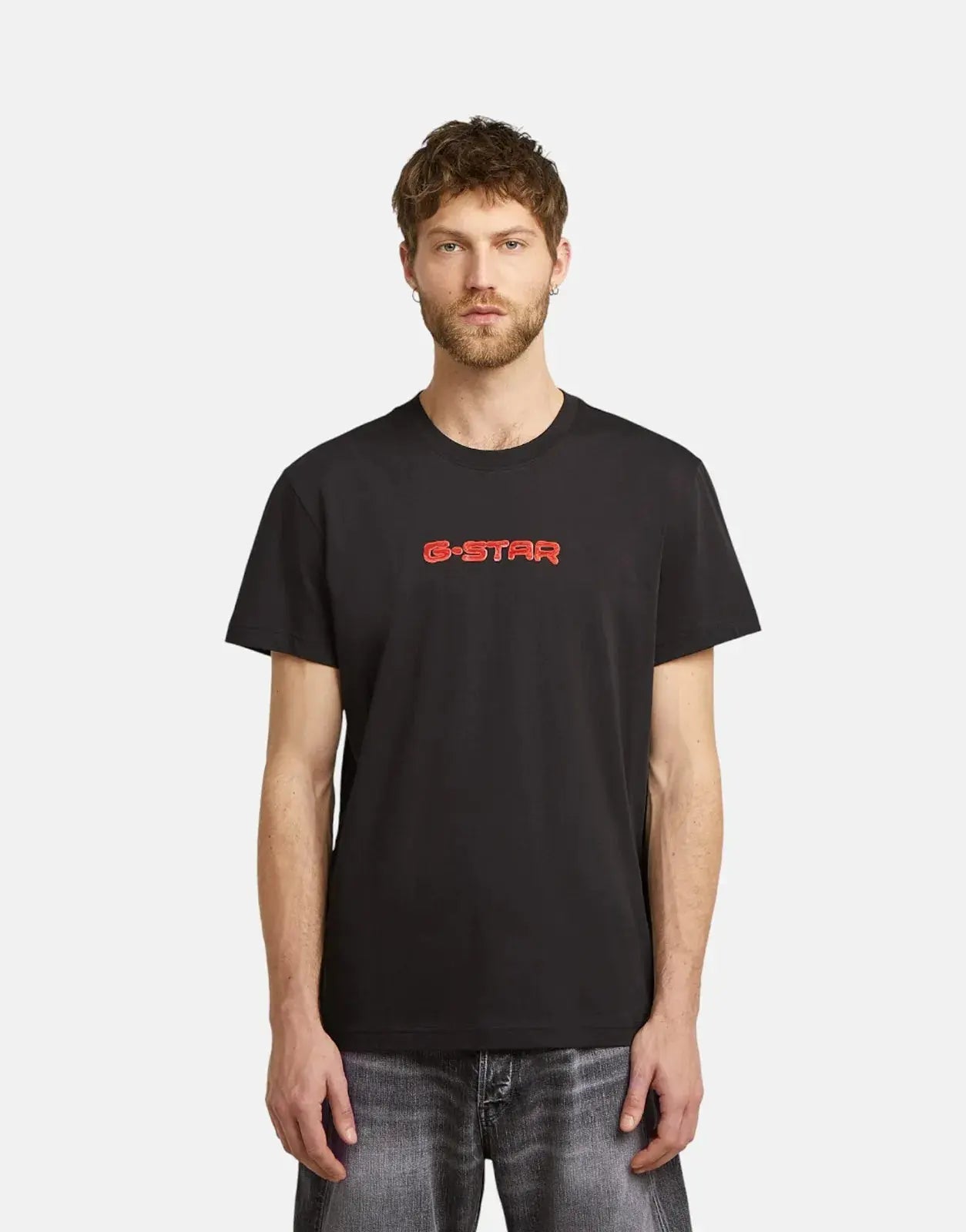 G-Star RAW Gel Print Black T-Shirt - Subwear