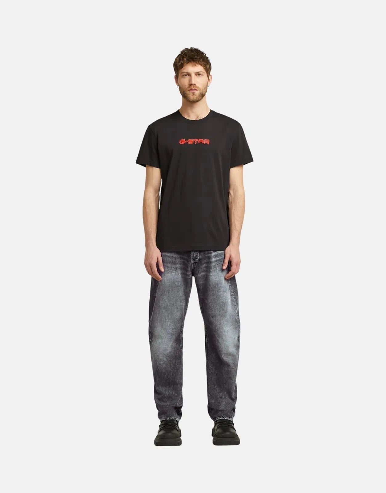 G-Star RAW Gel Print Black T-Shirt - Subwear