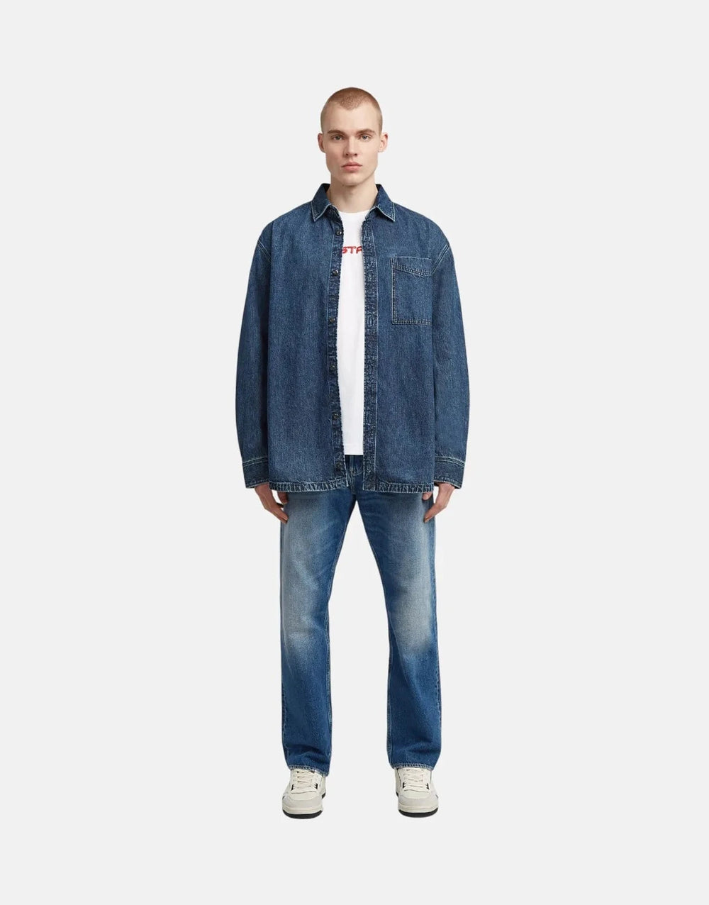G-Star RAW Gel Print White T-Shirt - Subwear