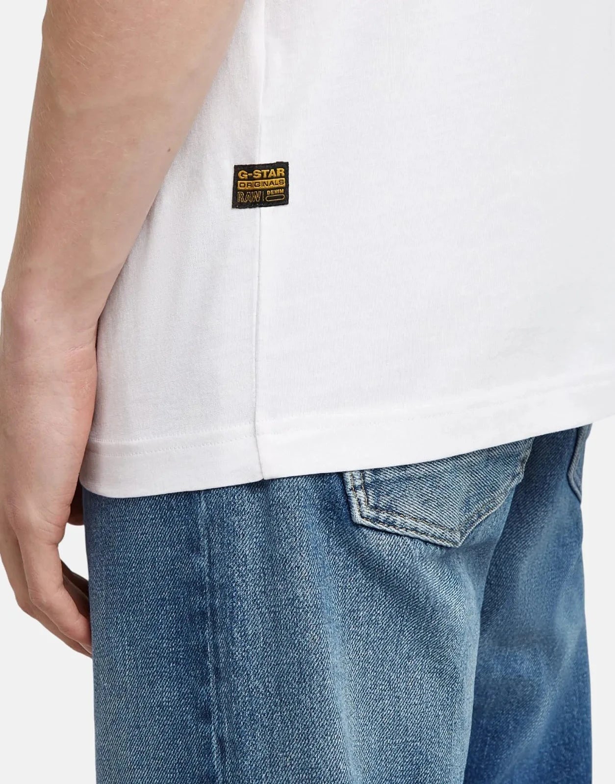 G-Star RAW Gel Print White T-Shirt - Subwear