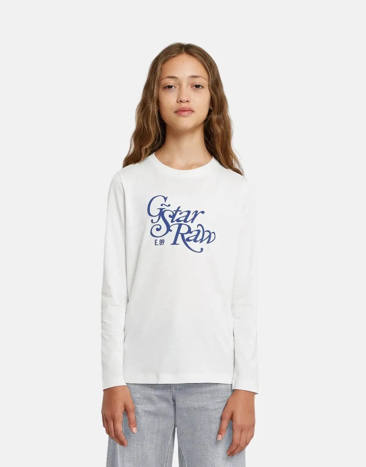 G-Star RAW Girls Slim White Top - Subwear