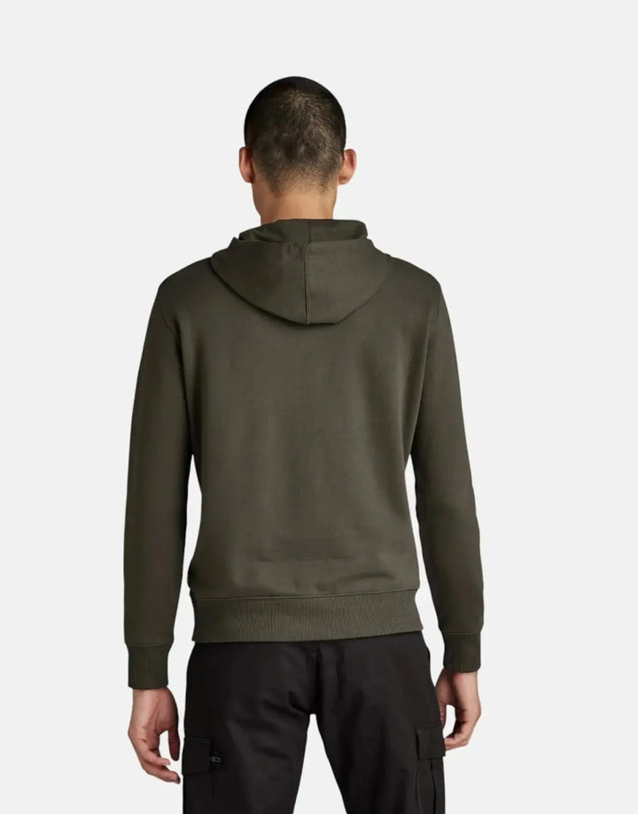 G-Star RAW Graphic Core Asfalt Hooded Sweatshirt - Subwear