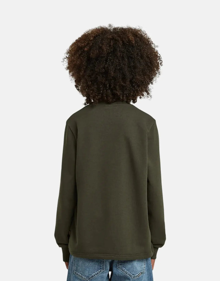G-Star RAW Kids Crew Unbrushed Grey Sweatshirt - Subwear