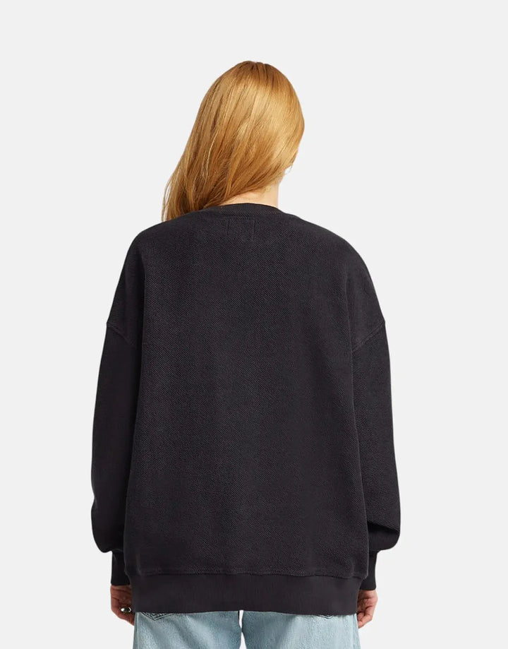 G-Star RAW Multi Pocket Mix Loose Cropped Black Sweater - Subwear