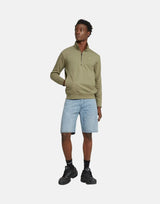 G-Star RAW Nifous Half Zip Ensis Green Sweatshirt - Subwear