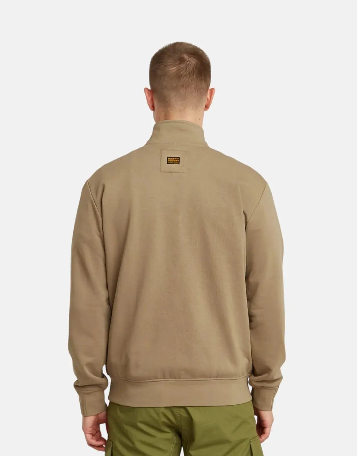 G-Star RAW Nifous Half Zip Sweatshirt Safari - Subwear