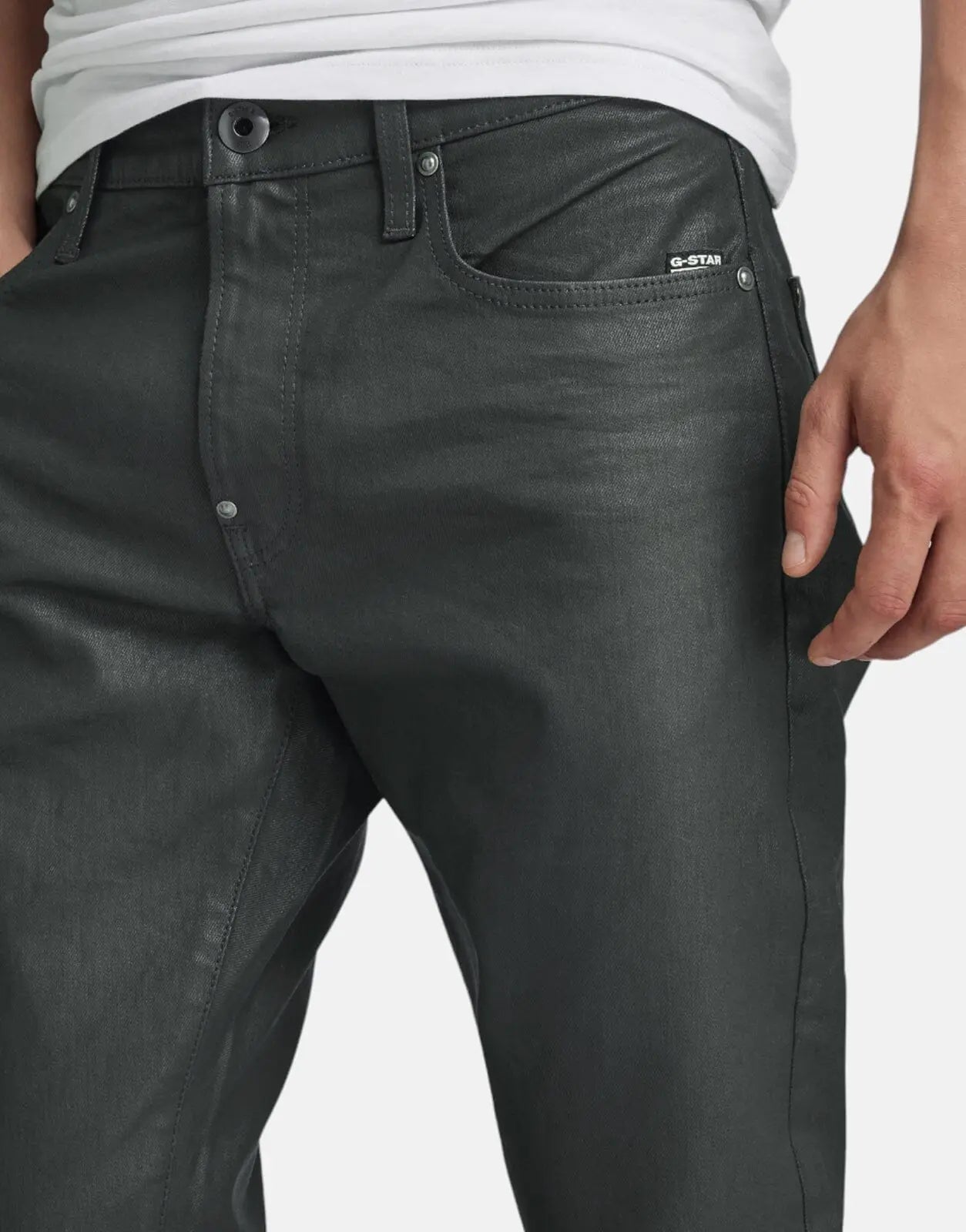 G-Star RAW Revend FWD Skinny Wax Coated Jeans Subwear