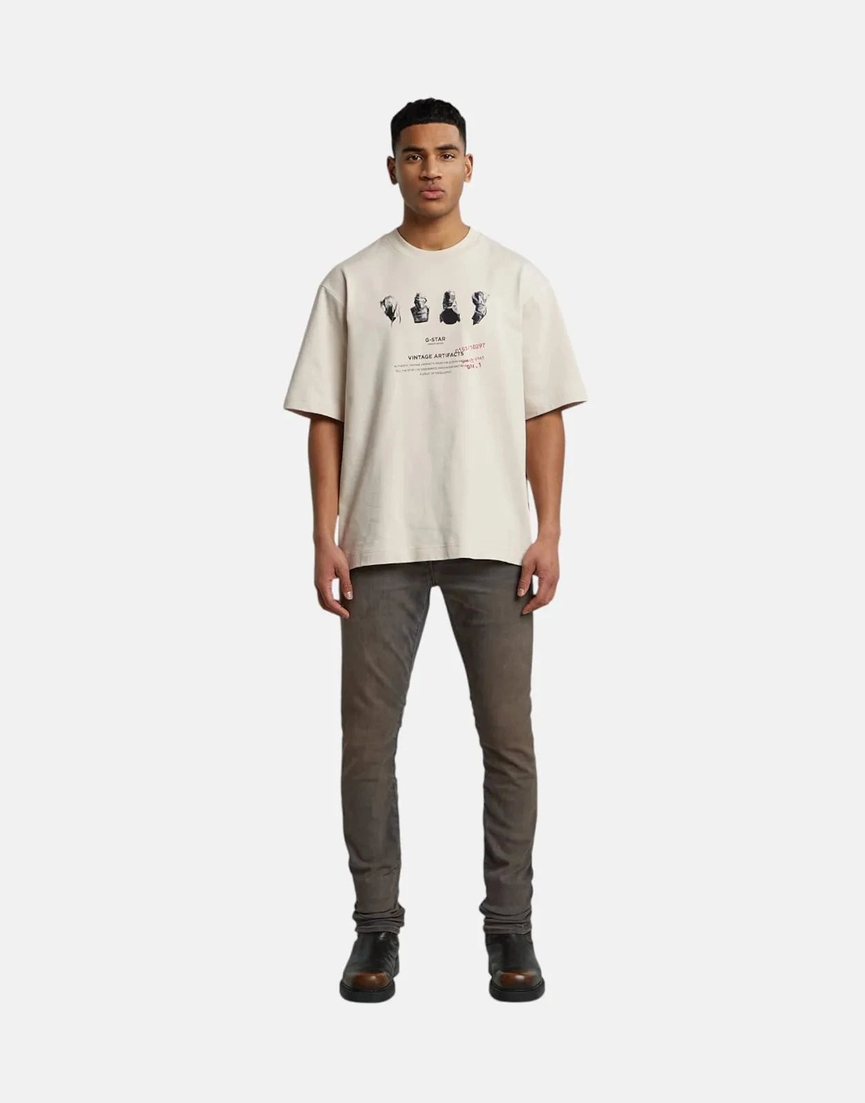 G-Star RAW Revend Faded Sepia Grey Skinny Jeans - Subwear