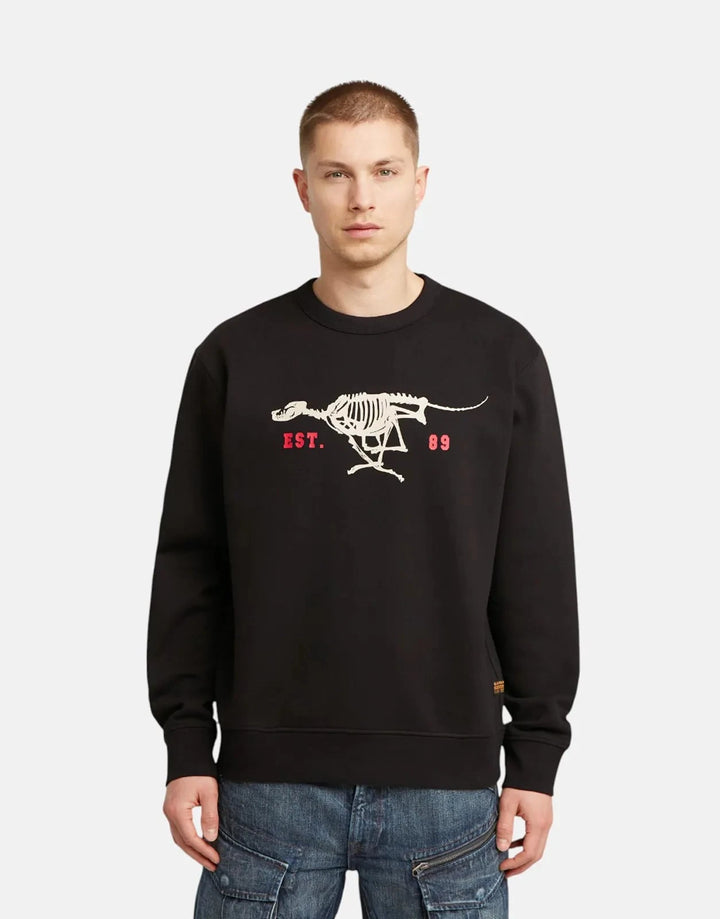 G-Star RAW Running Dog Black Sweatshirt - Subwear