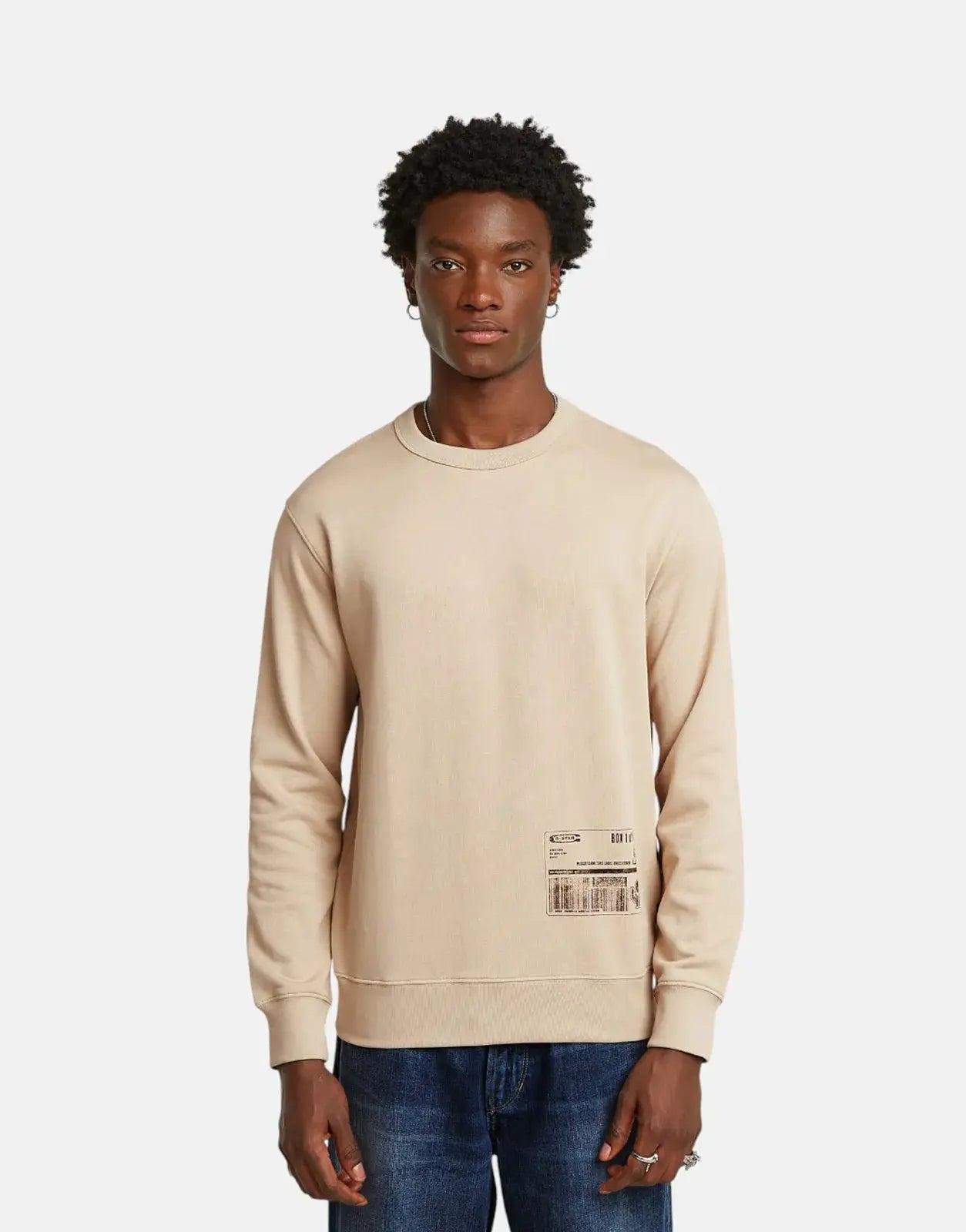 G-Star RAW Shipping Graphic Dk Brick Sweatshirt - Subwear