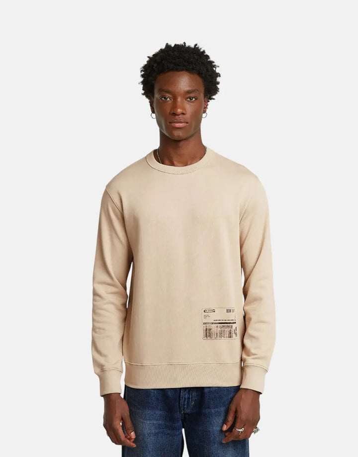 G-Star RAW Shipping Graphic Dk Brick Sweatshirt - Subwear
