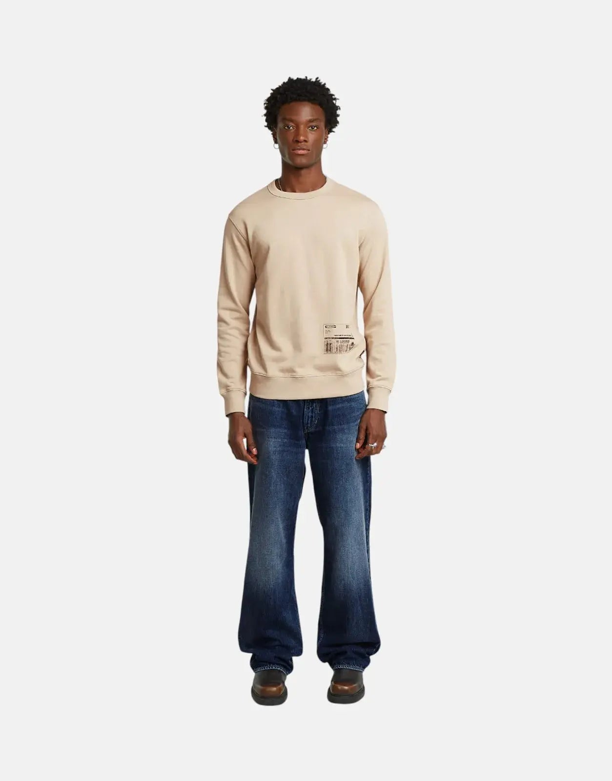 G-Star RAW Shipping Graphic Dk Brick Sweatshirt - Subwear