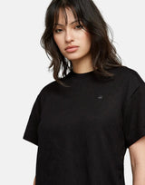 G-Star RAW Side Buttons Relaxed Black T-Shirt - Subwear