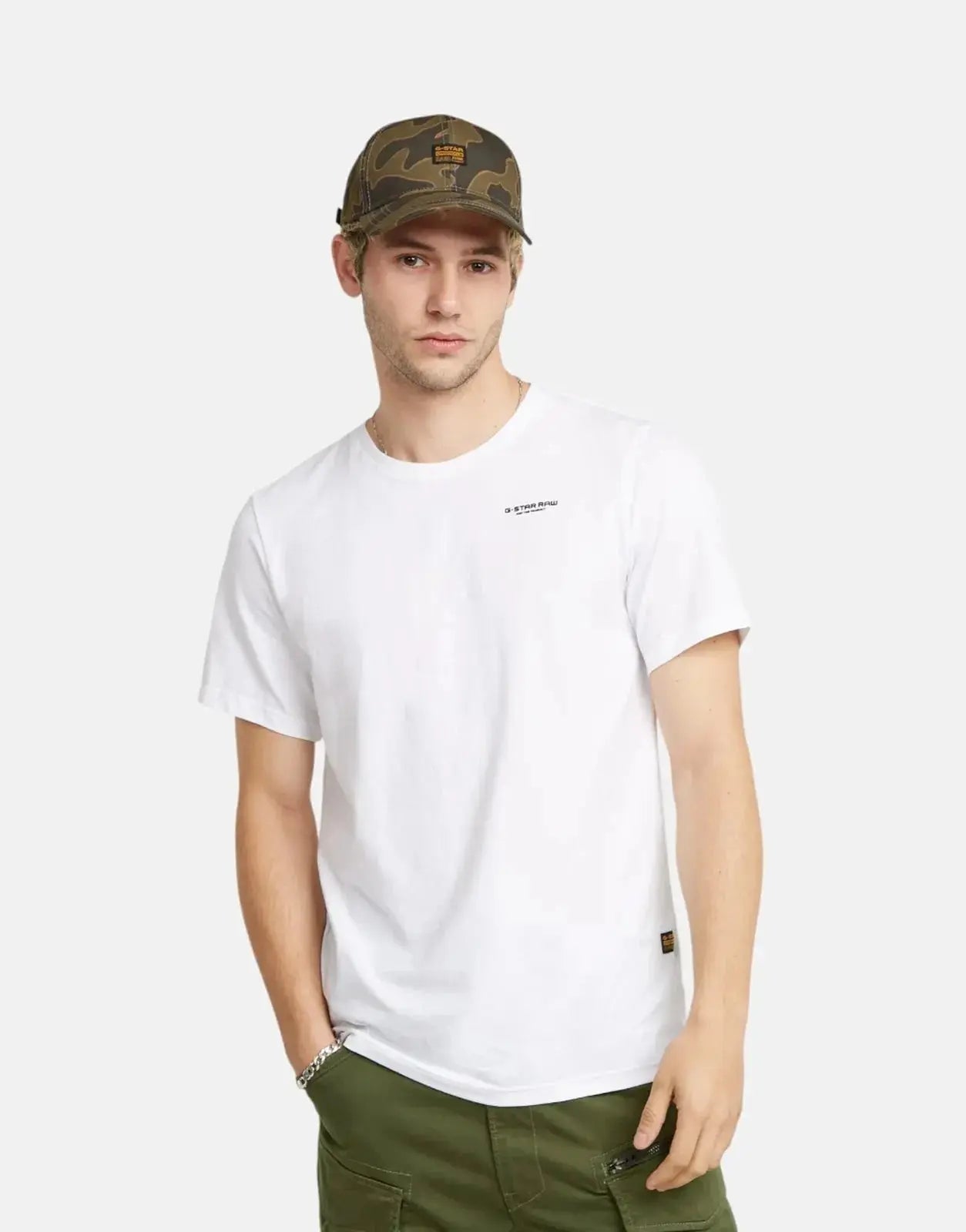 G-Star RAW Slim Base T-Shirt White - Subwear