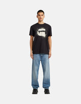 G-Star RAW Spray Logo Black T-Shirt - Subwear