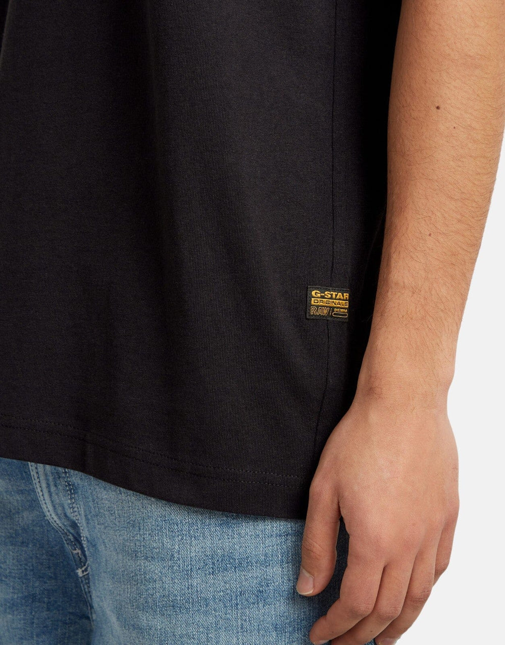 G-Star RAW Spray Logo Black T-Shirt - Subwear