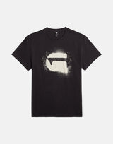 G-Star RAW Spray Logo Black T-Shirt - Subwear