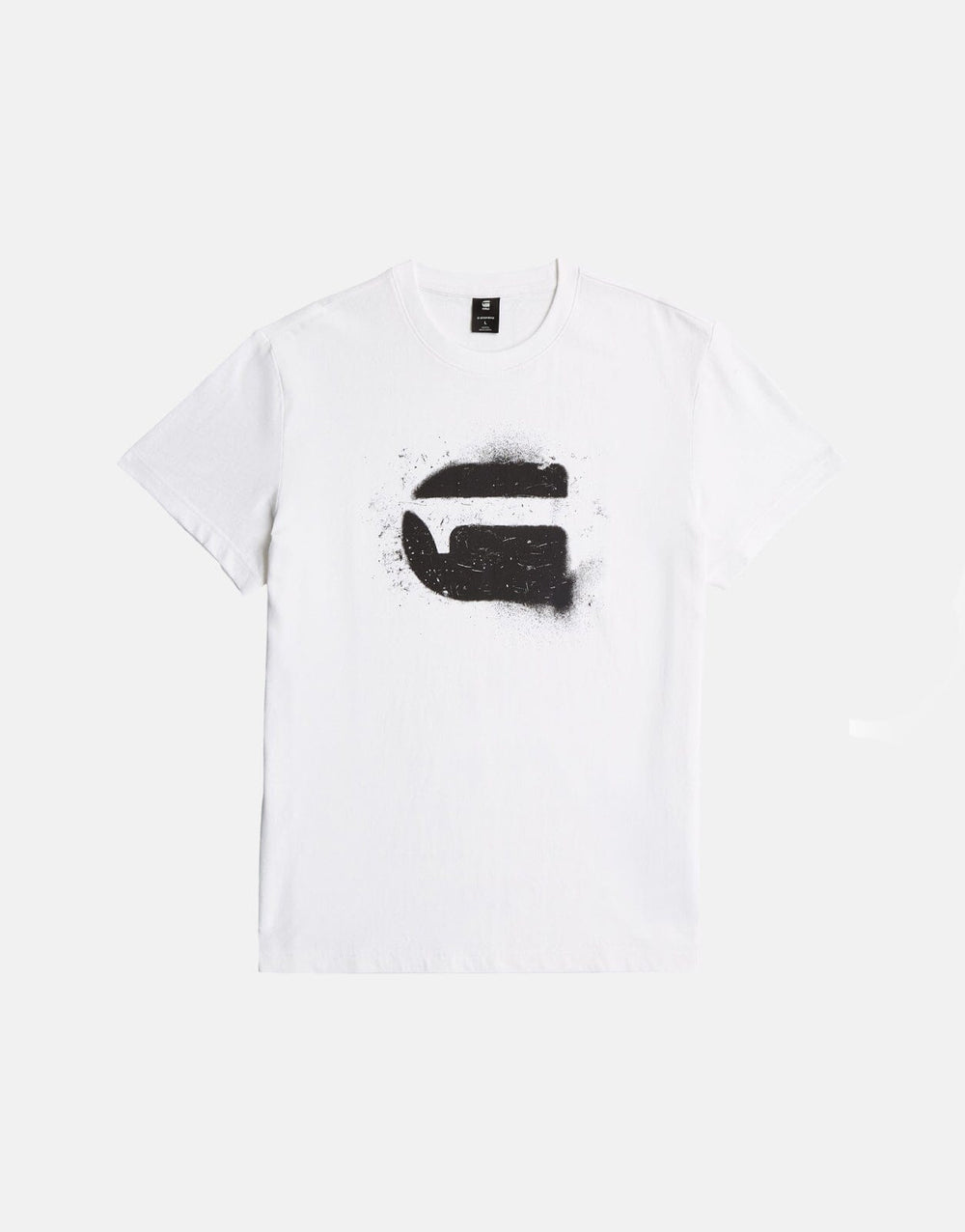 G-Star RAW Spray Logo White T-Shirt - Subwear