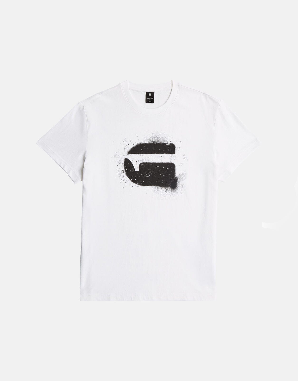 G-Star RAW Spray Logo White T-Shirt - Subwear