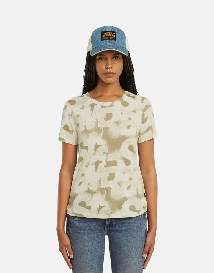 G-Star RAW Sprayed Letters Light Toggee Top - Subwear