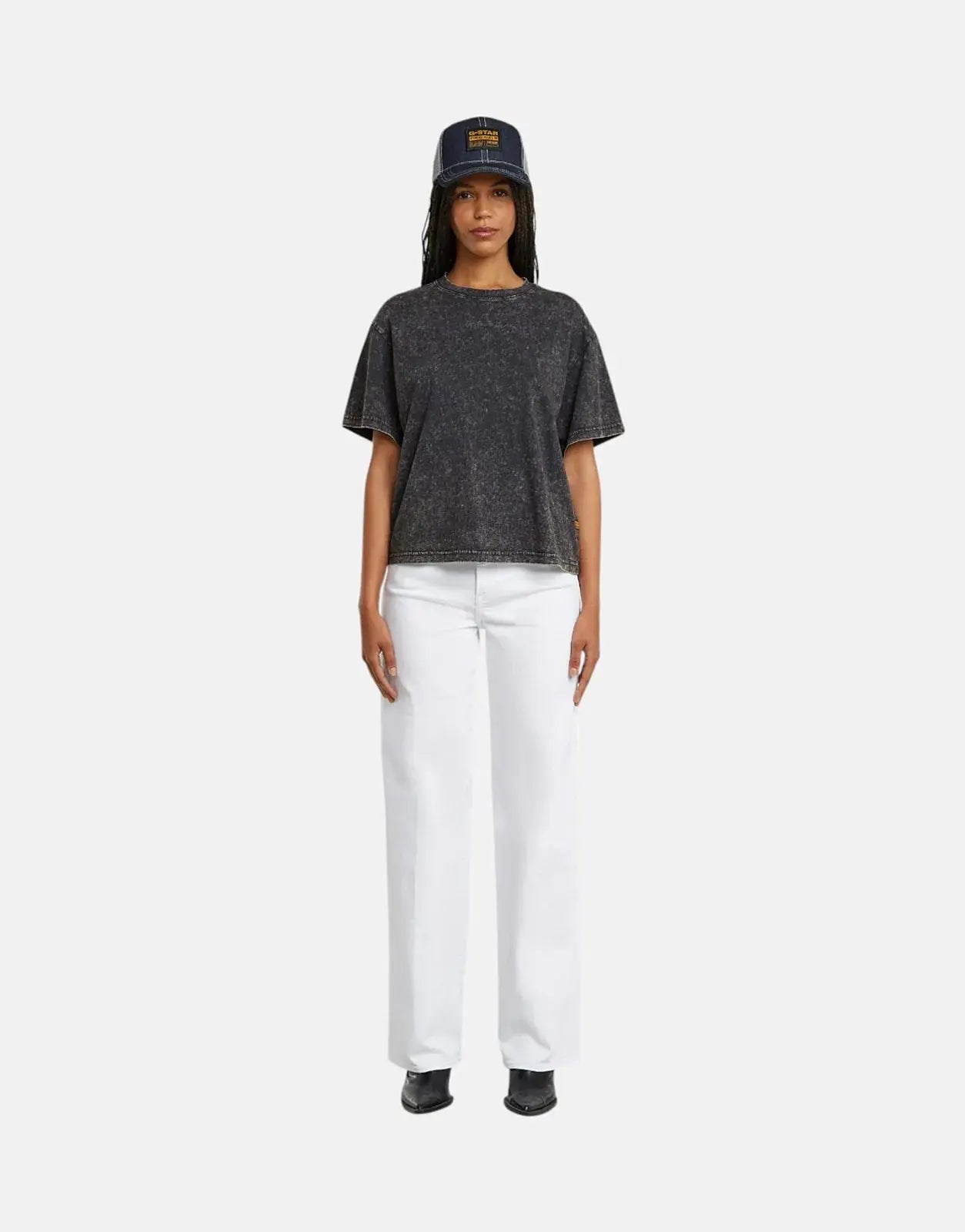 G-Star RAW Washed G-Script Petrol Dbl Dye T-Shirt - Subwear