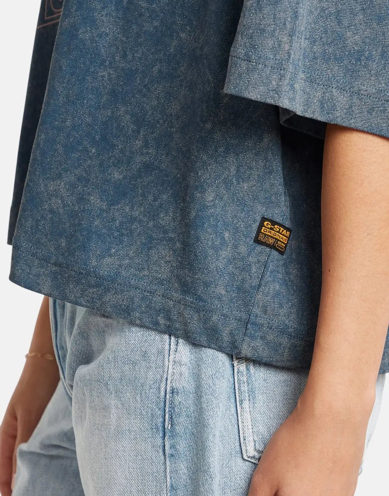 G-Star RAW Washed Multi Logo Oversized T-Shirt - Subwear