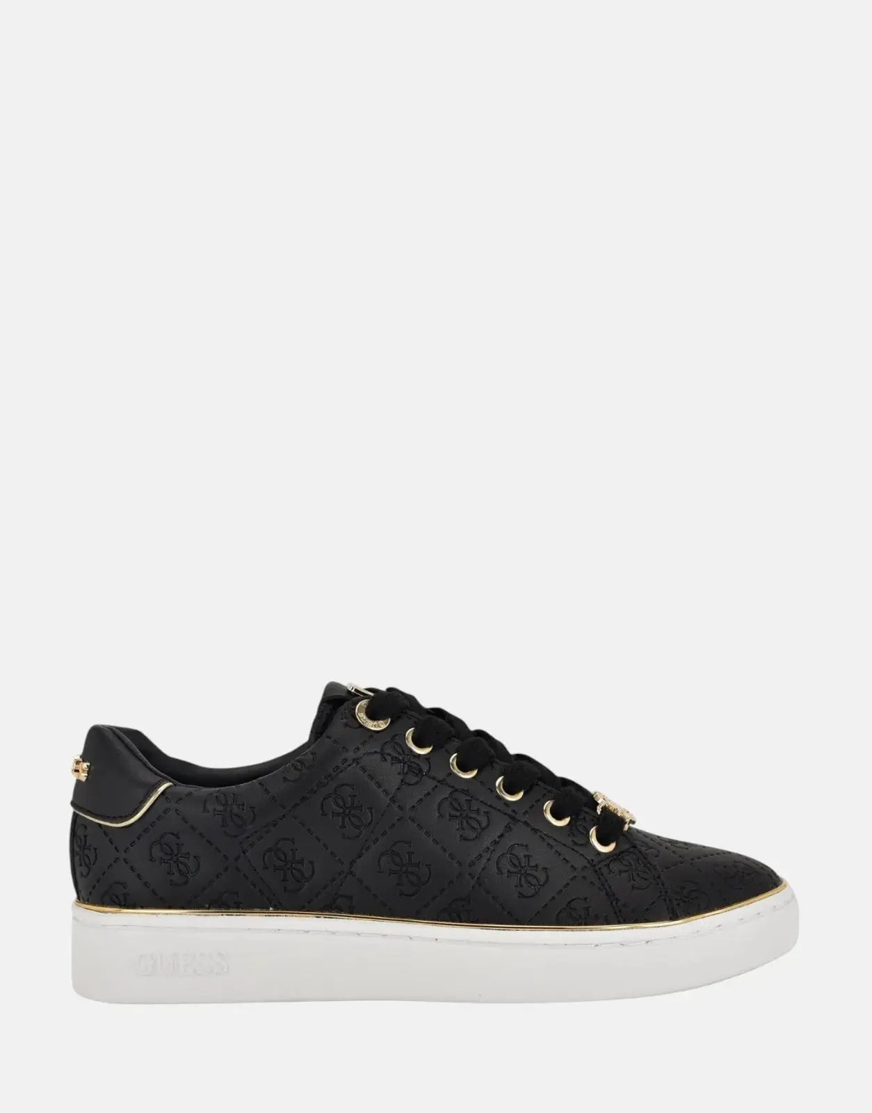 Guess Beary Low Top Black Sneakers - Subwear