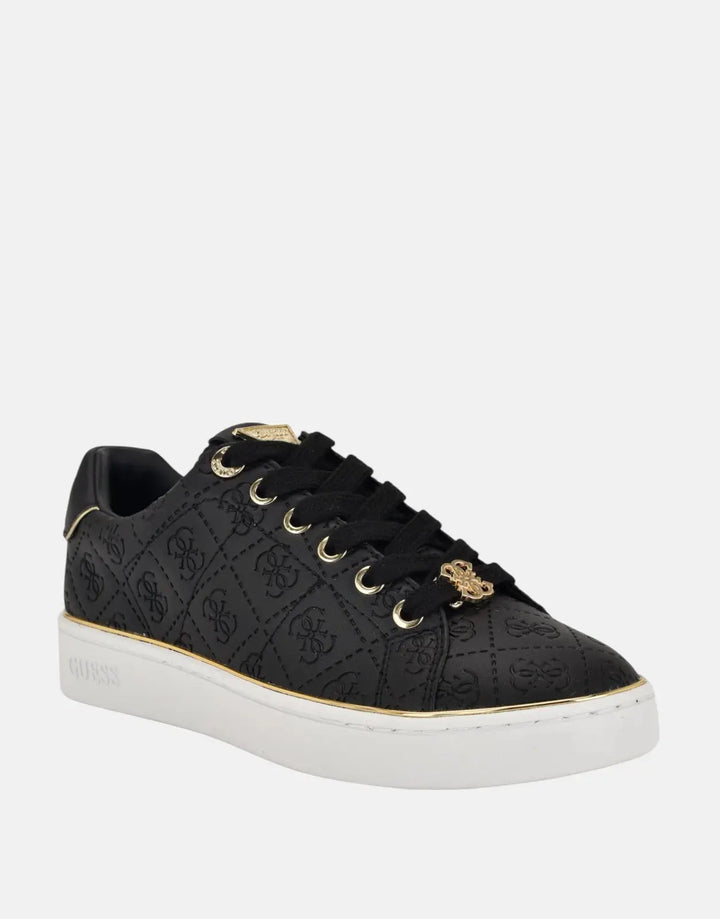 Guess Beary Low Top Black Sneakers - Subwear